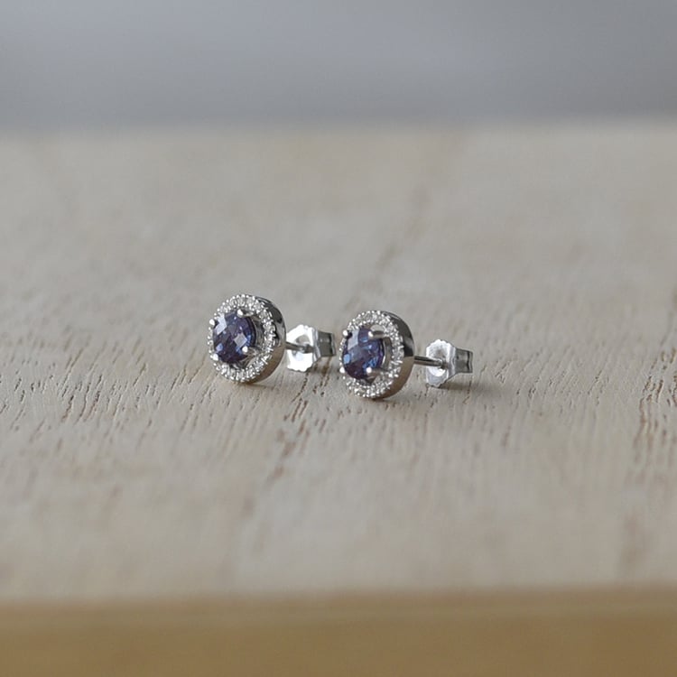 Alexandrity v náušnicích 62774