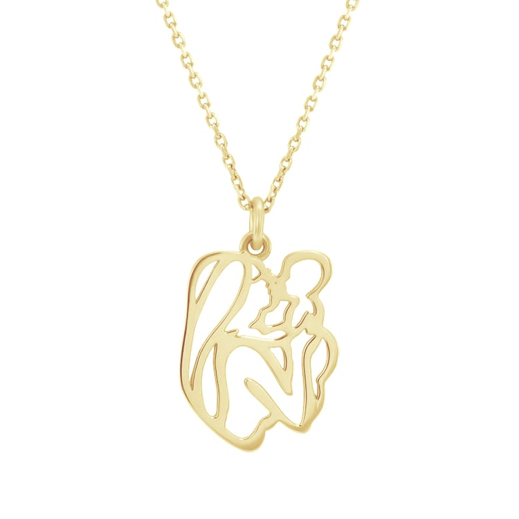 Pozlacený přívěsek ze stříbra 83742