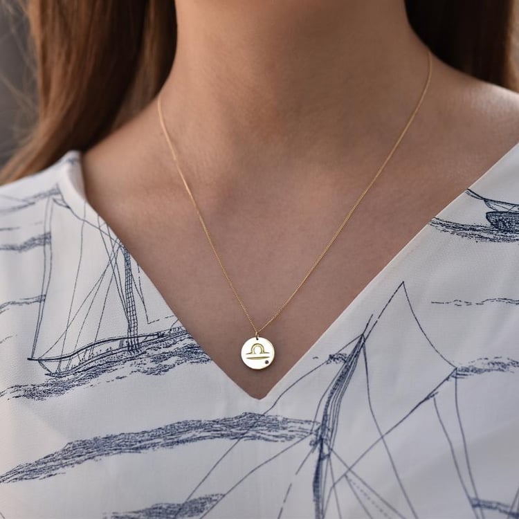 Zlatý přívěsek se znamením 35611