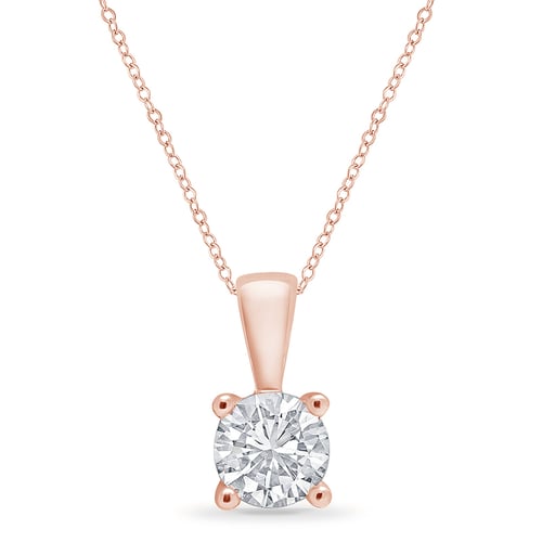 Stříbrný přívěsek s výběrem karátové váhy lab-grown diamantu Alexen