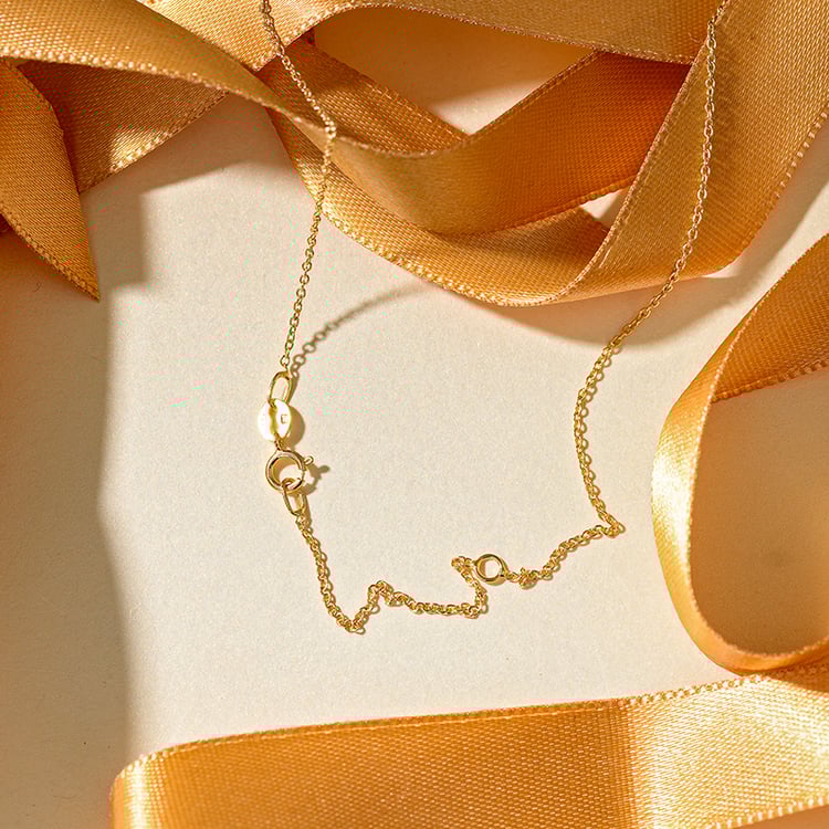 Zlatý přívěsek se souhvězdím a drahokamem Nyala 133805