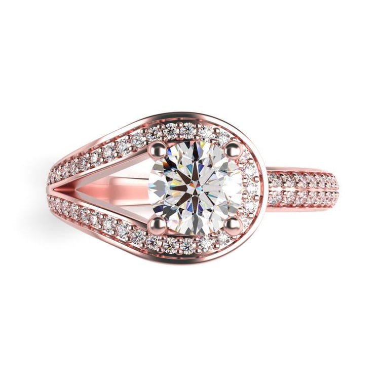 Zásnubní zlatý prsten 11366