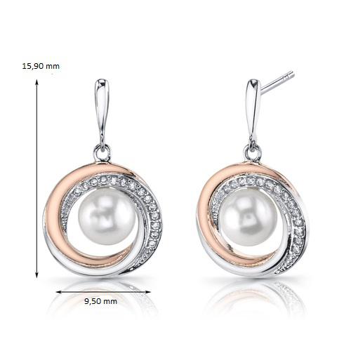 perlové náušnice Pajis 8981