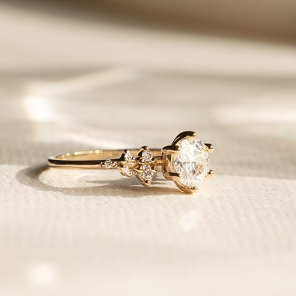 Zásnubní prsten s diamanty Olha