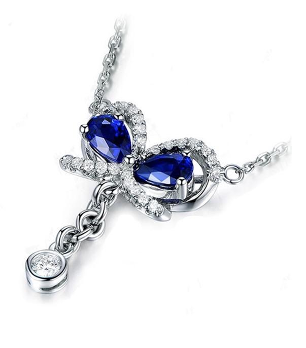 Safírový náhrdelník s diamanty 6482