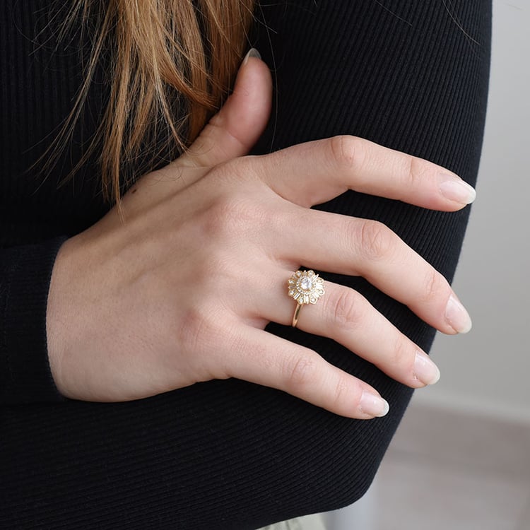 Prsten s diamanty 89996