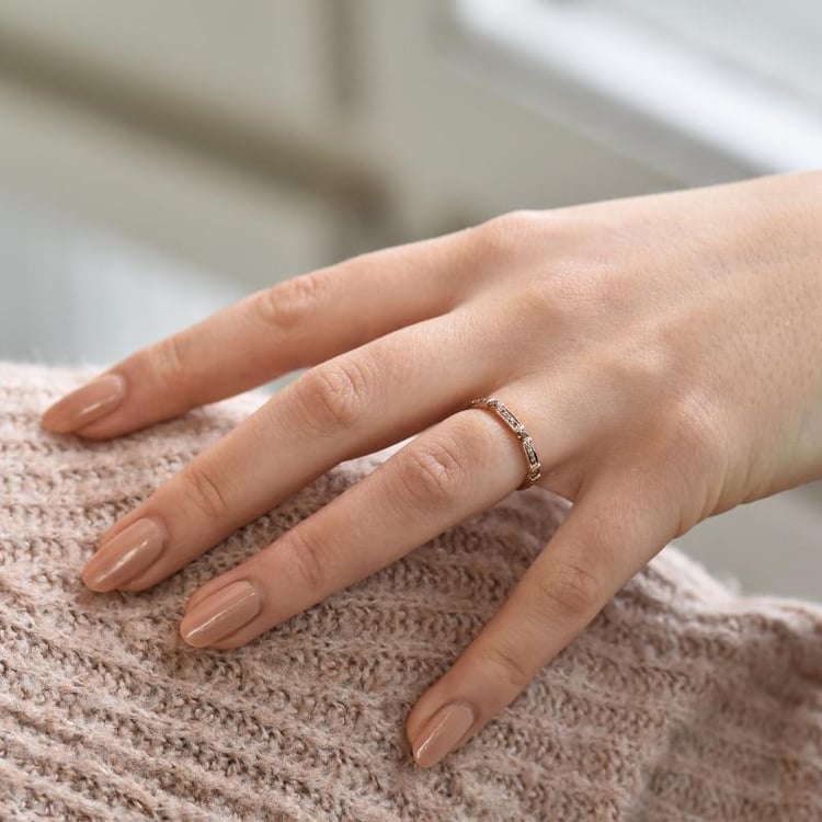 Zlatý prsten s diamanty 39691