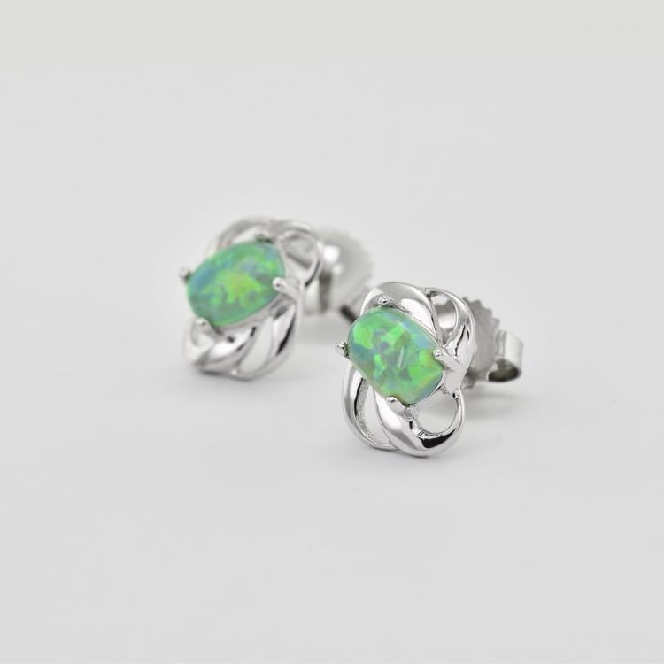 Náušnice ze stříbra 28290