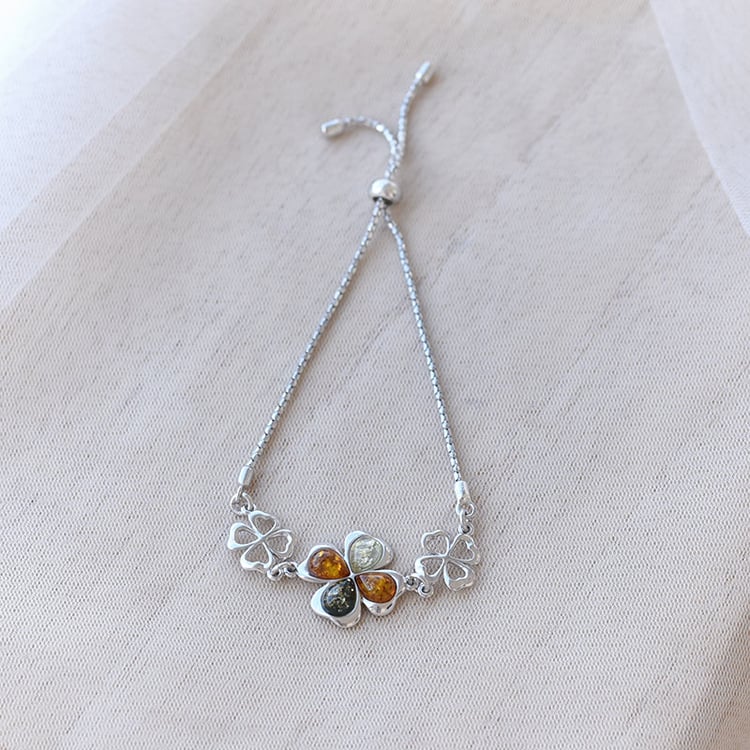 Náramek se čtyřlístky 69653