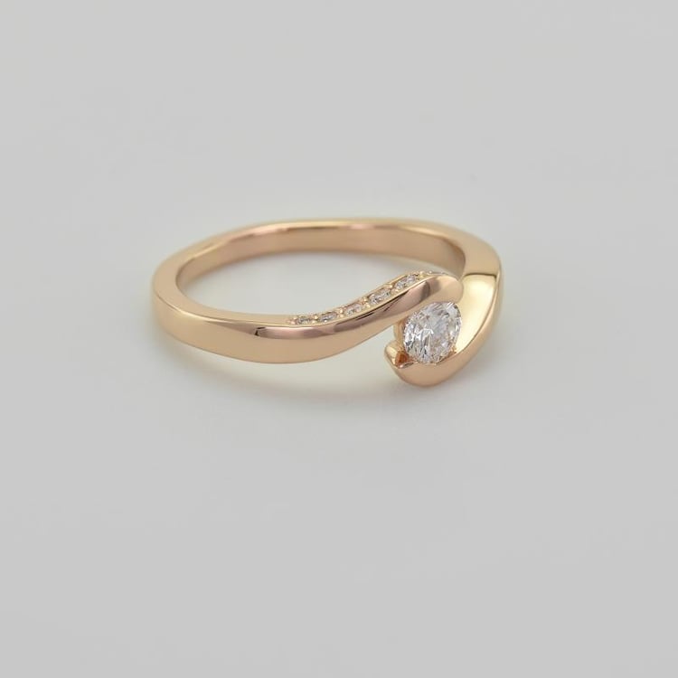 Prsten s diamanty 38826