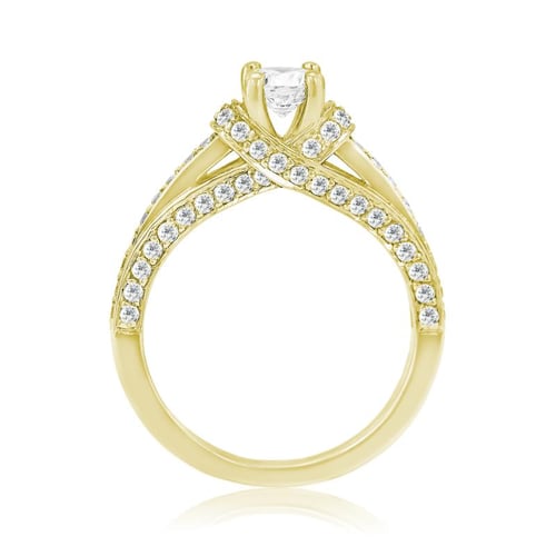 Luxusní zásnubní prsten s diamanty Jiezel