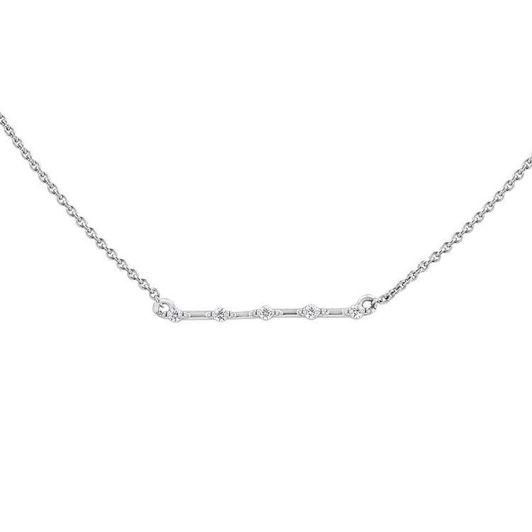 Minimalistický náhrdelník s lab-grown diamanty Isaac 140856