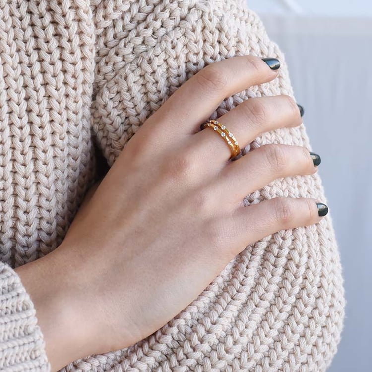 Diamantový prsten ze zlata 92721