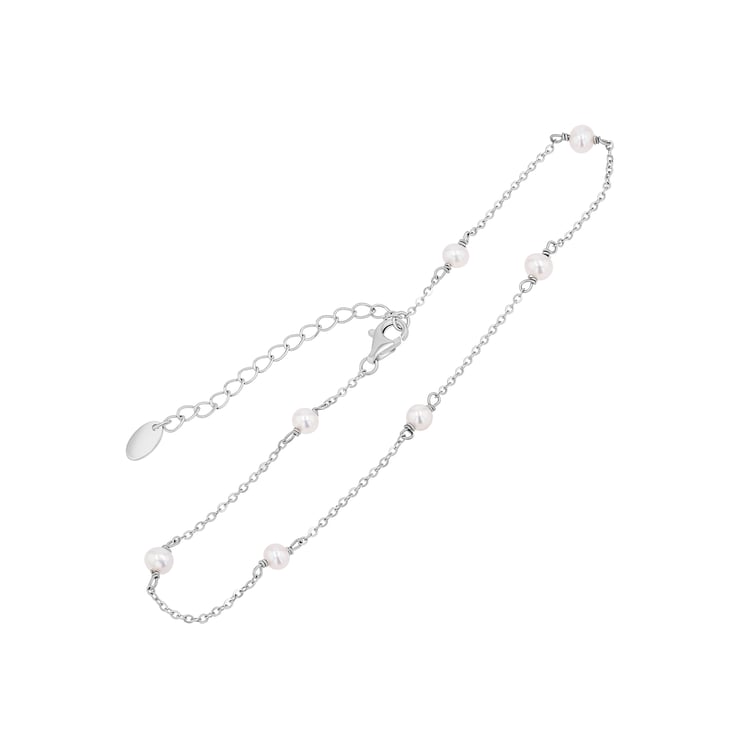 Stříbrný minimalistický náramek na nohu Lima
