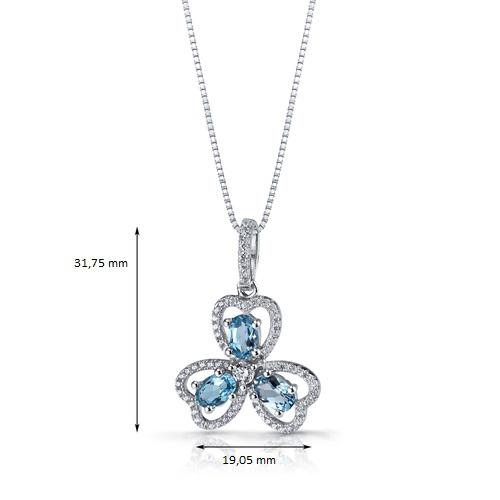 Náhrdelník s topazy Yamie 9621