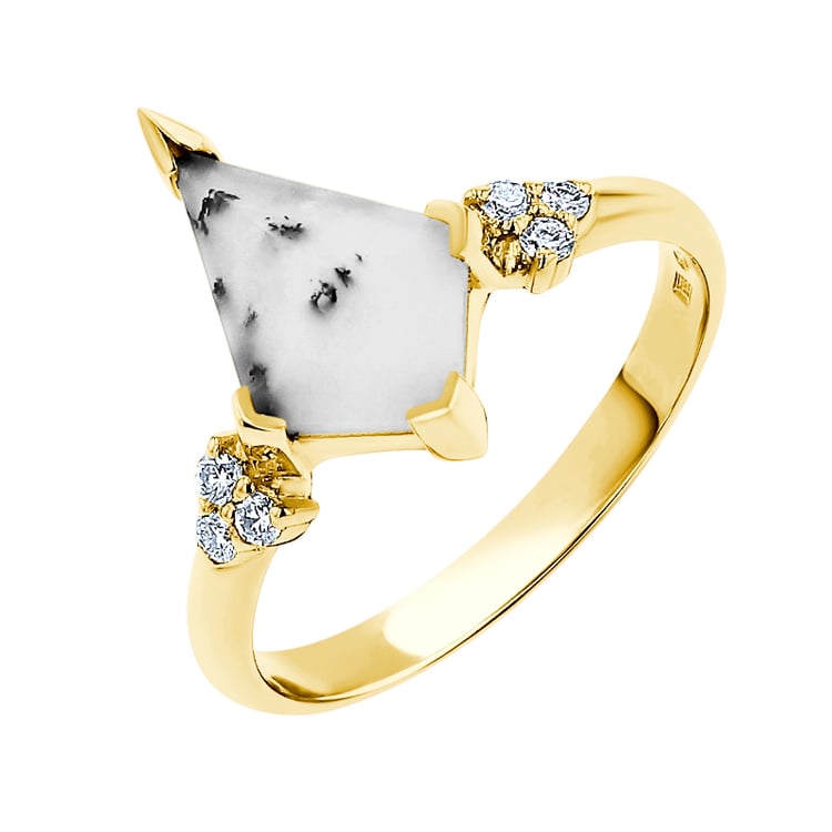 Prsten s dendritickým opálem Kettil 139891