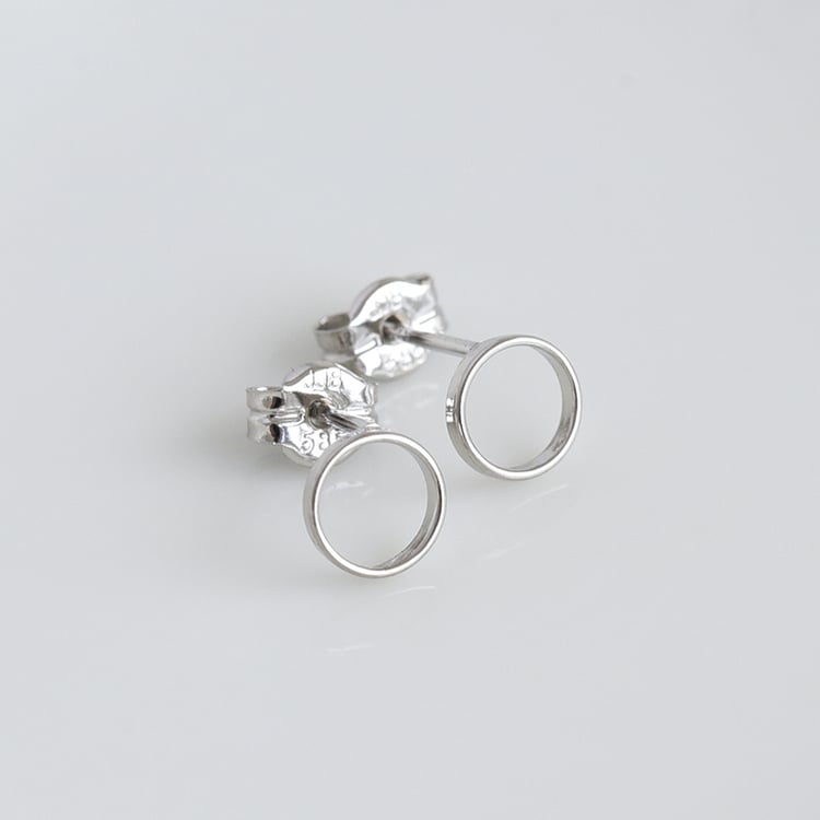 Náušnice ve tvaru kruhu z 14k zlata 84578