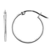 Stříbrné kruhové náušnice Ingmar