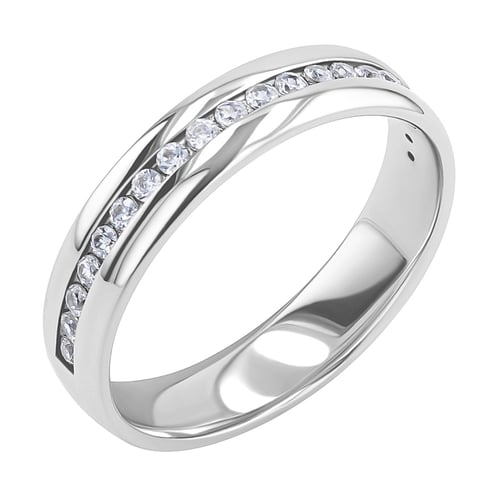 Zlatý eternity prsten s diamanty Loby