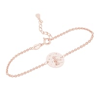 Stříbrný náramek Malý princ s růží a gravírem