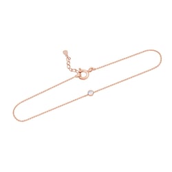 Stříbrný minimalistický náramek s měsíčním kamenem Bonato