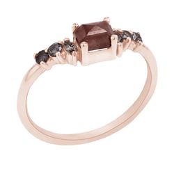 Prsten se salt and pepper diamanty Jun