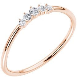 Vykrojený prsten s lab-grown diamanty Myles