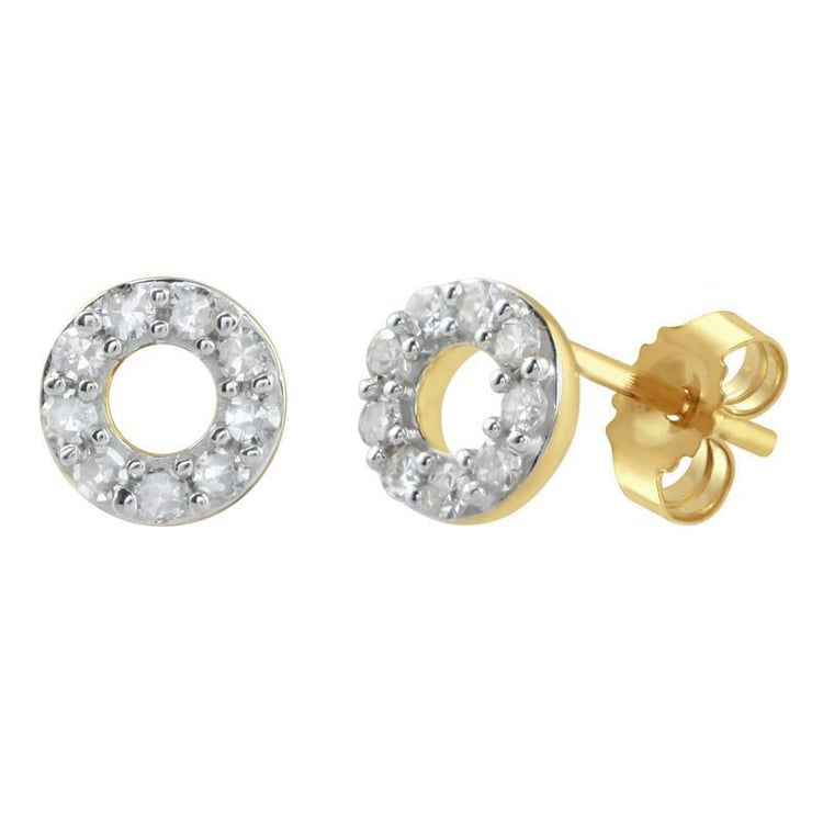 Náušnice s diamanty Alines