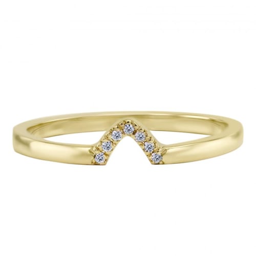 Zlatý zásnubní set prstenů s marquise certifikovaným diamantem Eliwa