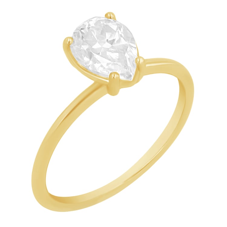 Zásnubní prsten s pear 0.53ct IGI certifikovaným diamantem North