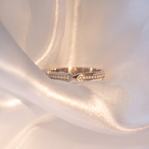 Eternity prsten s diamanty Asne
