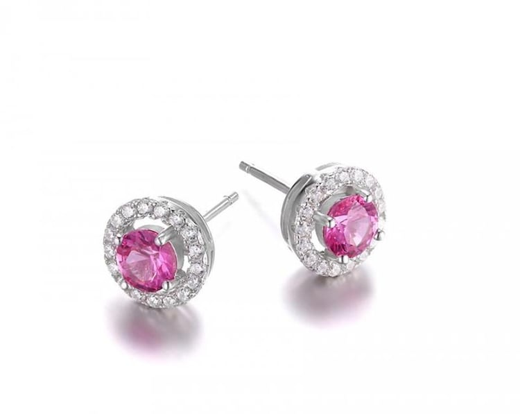 Náušnice se safíry