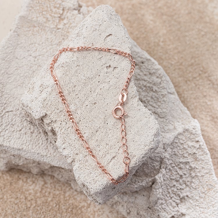 Figaro náramek 18 cm ze stříbra 124455