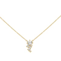 Cluster náhrdelník s lab-grown diamanty Barto