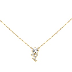 Cluster náhrdelník s lab-grown diamanty Barto