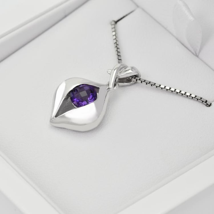 Ametystový přívěsek 28602