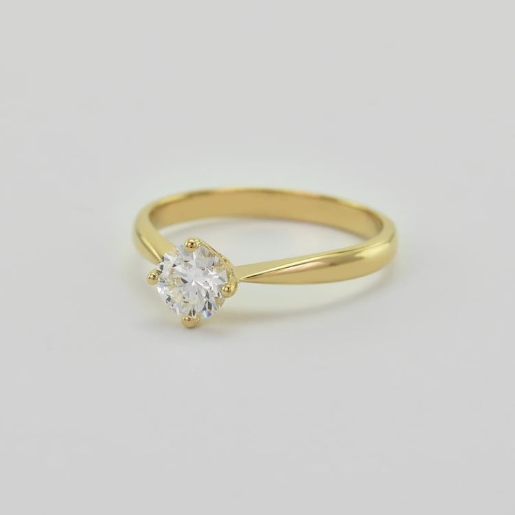 Zlatý prsten s diamantem 29553