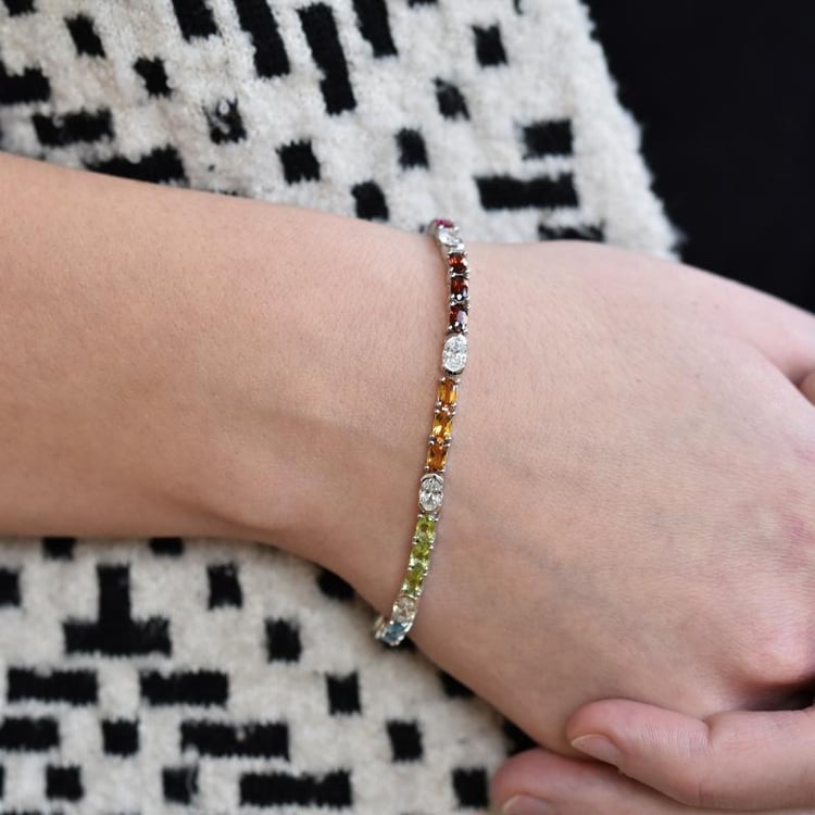 Stříbrný náramek 26491