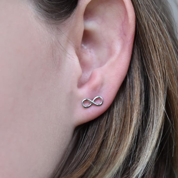Náušnice s motivem nekonečna Infinity 22376