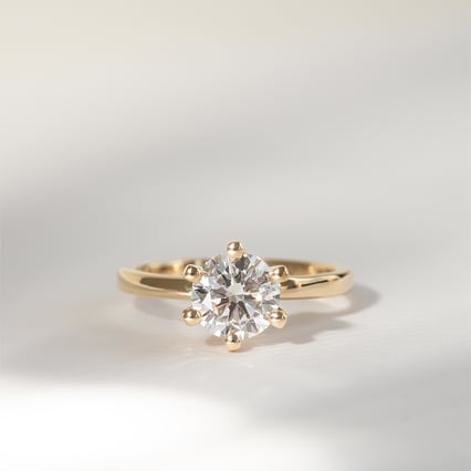 Zásnubní prsten s diamantem Rabby
