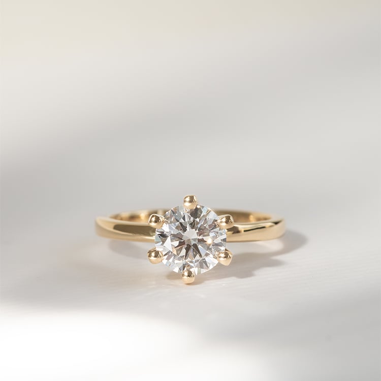 Zásnubní prsten s diamantem Rabby 121454