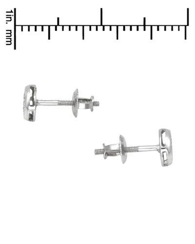 Diamantové náušnice stříbrné 1714