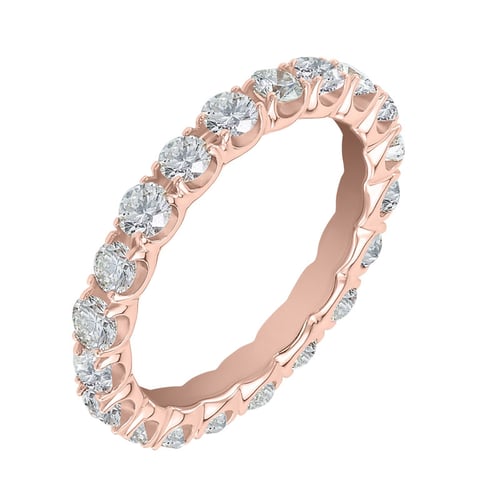 Zlatý eternity prsten s diamanty Sykes