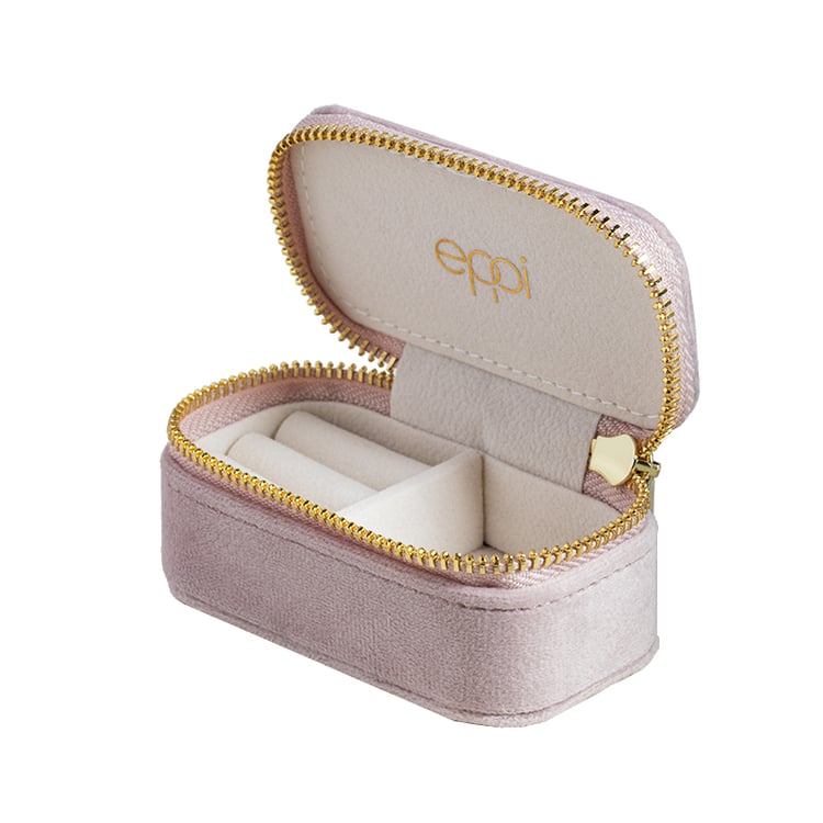 Malá růžová cestovní šperkovnice Safey 146222