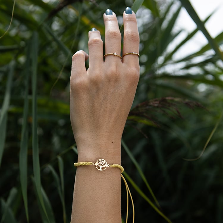 Provázkový náramek se stromem života Wicks 108751