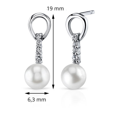 Stříbrné náušnice 7133