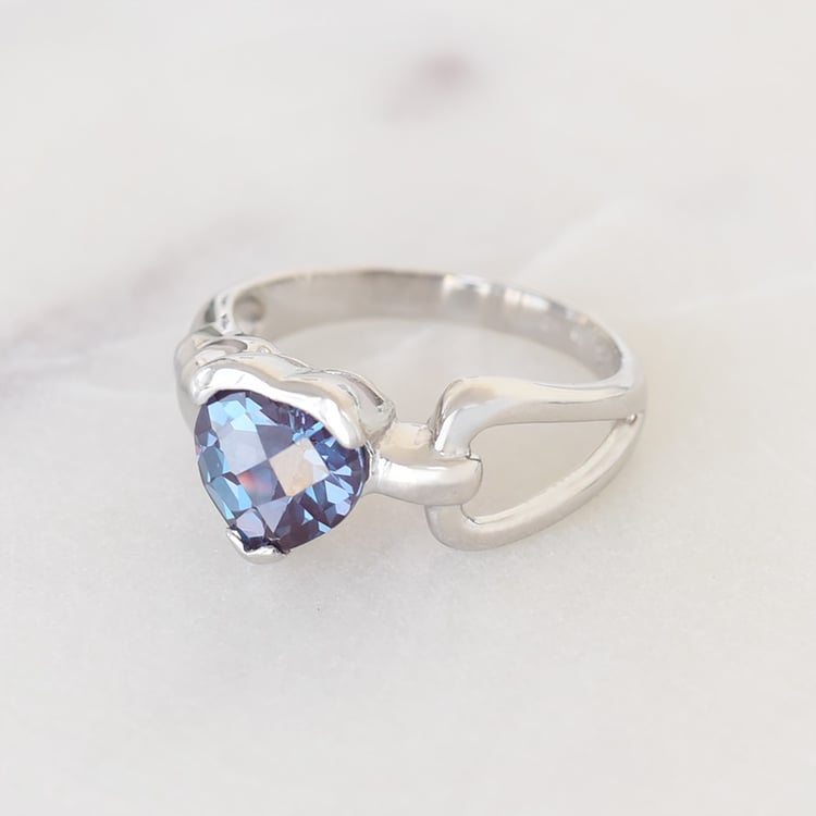 Prsten se simulovaným alexandritem 92281