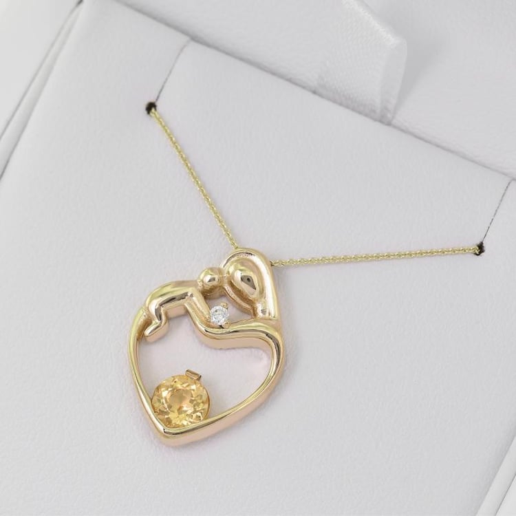 Přívěsek s citrínem 30843