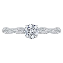 Proplétaný zásnubní prsten s certifikovaným lab-grown diamantem Minna