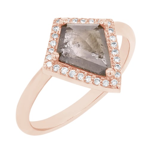 Prsten s kite salt and pepper diamantem Bjorn